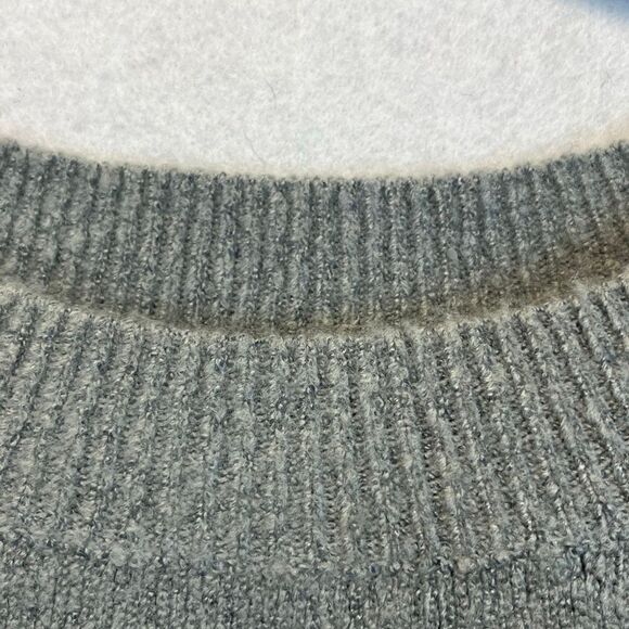 LIZ CLAIBORNE Womens Sweater XXL Crew Neck Long Sleeve Striped Pullover Gray NEW - Picture 6 of 16